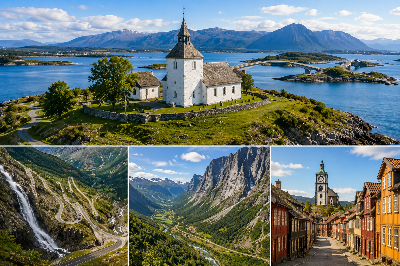 Giske, Trollstigen och världsarvet Röros